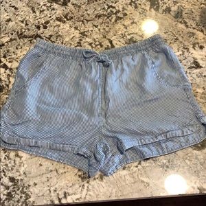 Universal Threads Chambray Striped Shorts